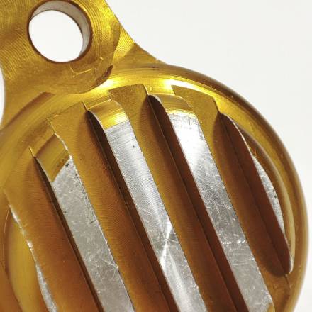 Крышка доступа к клапанам CNC 125 под 2 болта золотая