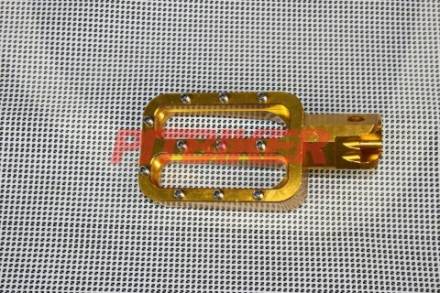 Подножки водителя cnc (пара) золотистые