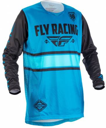 Футболка для мотокросса FLY RACING KINETIC ERA синяя/черная (2018) XL