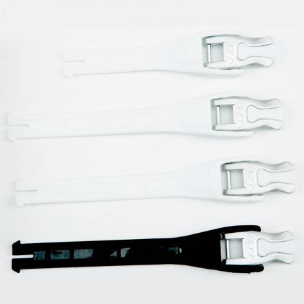 Фиксатор ремешка белый (компл.4шт.) FLY RACING размеры  7&quot;- 15&quot;