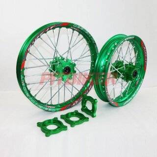 Диски в сборе кросс 14-17 ride it фрез ступ зеленые