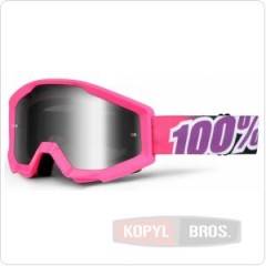 Очки кроссовые 100% STRATA MX Pink