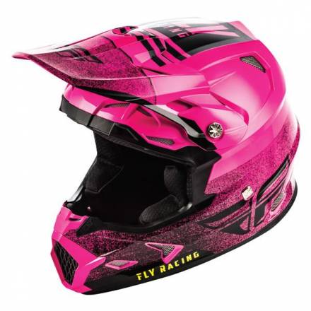 Шлем (кроссовый) FLY RACING TOXIN MIPS EMBARGO розовый/чёрный (2019)    XS