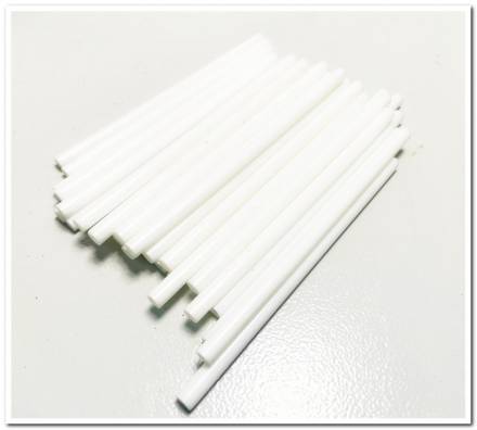 Трубки декоративные на спицы 135мм белые