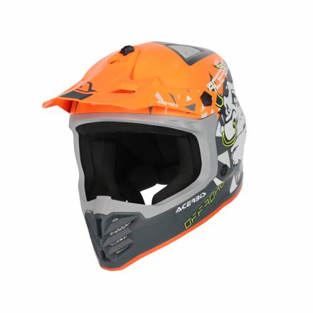 Шлем детский Acerbis PROFILE  JUNIOR Black/Orange ,  L (51-52)
