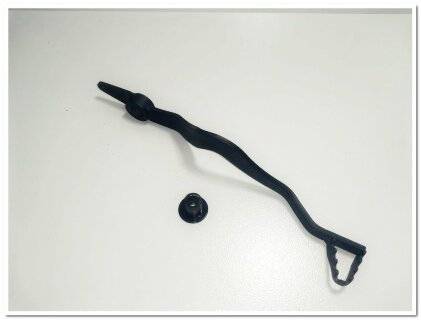 Педаль тормоза стальная черная