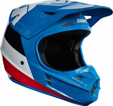 Мотошлем Shift White Tarmac Helmet Blue S (17232-002-S) Н39684