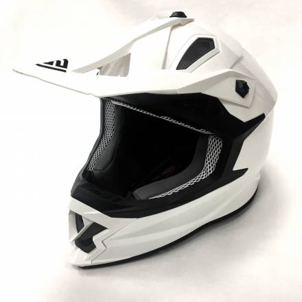 Мотошлем FS-609 SOLID (Glossy White, L)