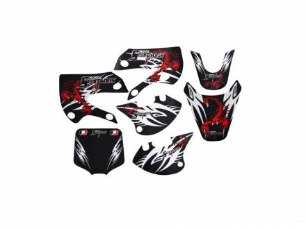 Наклейки на пластик (комплект) KLX/BBR &quot;SCORPION&quot;