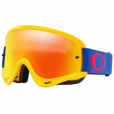 Очки для мотокросса OAKLEY O-Frame Solid желтые-синие / оранжевая Iridium (OO7029-46)