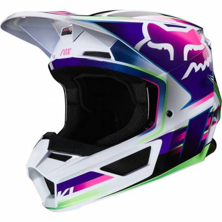 Мотошлем подростковый Fox V1 Gama Youth Helmet Multi YS 47-48cm (25479-9