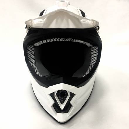 Мотошлем FS-609 SOLID (Glossy White, M)