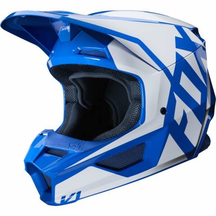 Мотошлем Fox V1 Prix Helmet Blue M 57-58cm (25471-002-M)