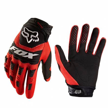 Перчатки кроссовые Fox красные черные XL