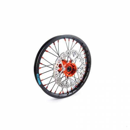 Диск 14&quot;х1,4 в сборе, аллюминевый, красная ступица YCF