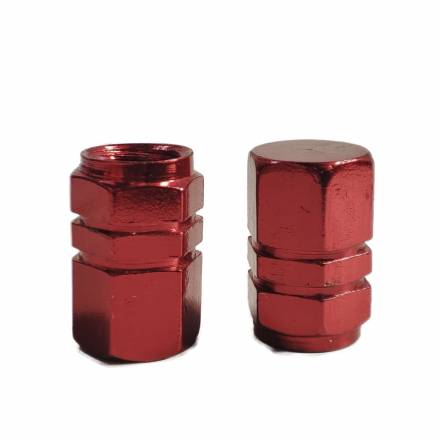 Колпачки на ниппель (компл. 2 шт) красные