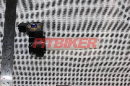 Ручка газа пластиковая короткоходная красная