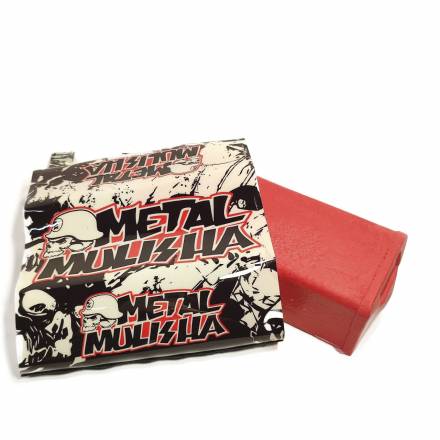 Защита руля (подушка) Metal Mulisha красная