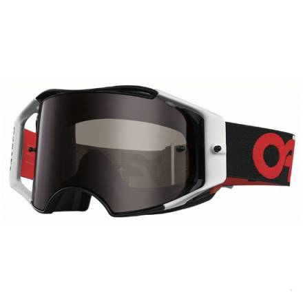 Очки для мотокросса OAKLEY Airbrake Factory B1-B красные-черные / темно-серая  (OO7046-17)
