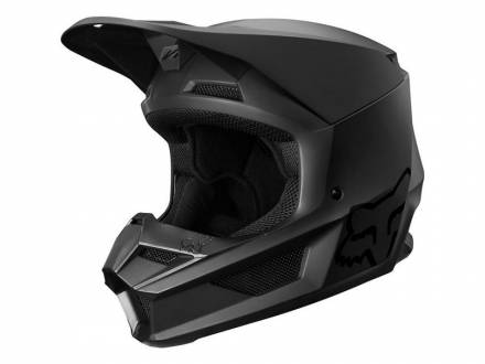 Мотошлем подростковый Fox V1 Matte Youth Helmet Black YS 47-48cm (25477-255-YS)
