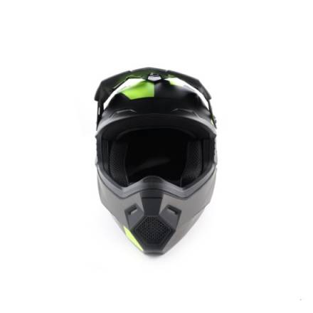 Шлем (кроссовый) Ataki MX801 Strike Hi-Vis желтый/черный матовый  XL