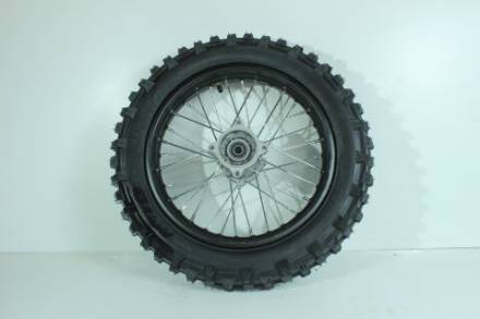 Колесо заднее 90/100-14 стальной обод, покрышка кросс