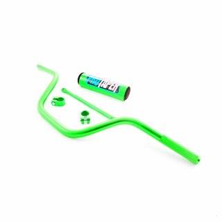 Руль PRO-TAPER алюминевый с перемычкой высокий зеленый