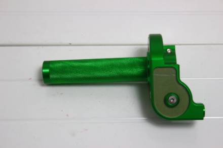 Ручка газа короткоходная алюминиевая зеленая