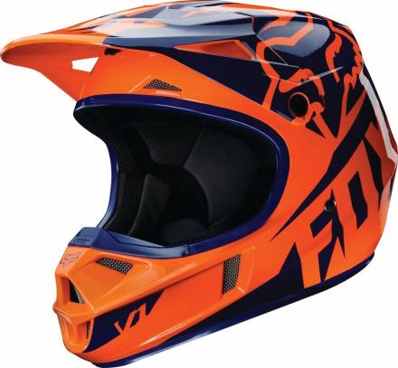 Мотошлем подростковый Fox V1 Race Youth Helmet Orange L (17397-009-L) Н46482