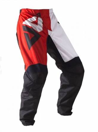Брюки для мотокросса ATAKI Strike красные/черные   S