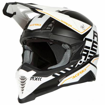 ШЛЕМ ACERBIS IMPACT X-RACER VTR WHITE/BLACK, M