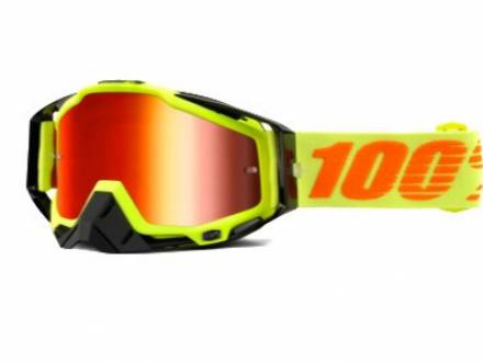Очки 100% Racecraft Attack Yellow / Mirror Red Lens (50110-026-02)