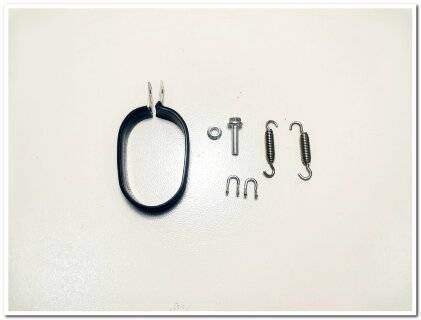 Хомут глушителя питбайк