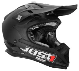 Шлем (кроссовый) JUST1 J38 SOLID черный матовый  M