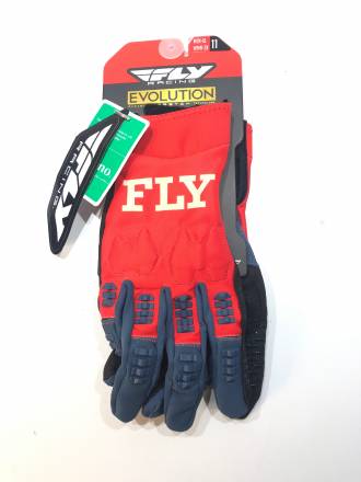 Перчатки FLY RACING EVOLUTION DST (2022) (красный/серый, 11)