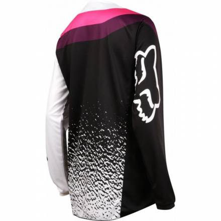 Мотоджерси женская Fox 180 Womens Jersey Black/Pink L (19438-285-L)