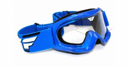 Очки для мотокросса FLY RACING FOCUS (2018) YOUTH (детские) синие, прозрачные