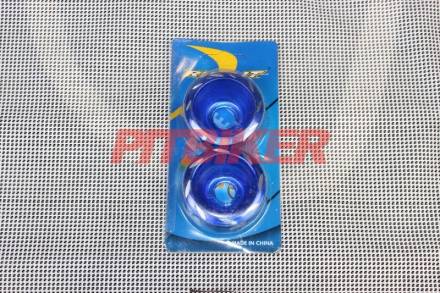 Защита на ось (слайдер) (d14 d55mm) пара синяя