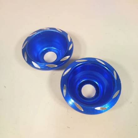 Защита на ось (слайдер) (d14 d55mm) пара синяя