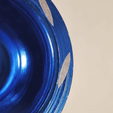 Защита на ось (слайдер) (d14 d55mm) пара синяя