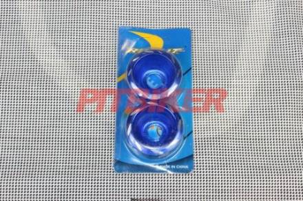 Защита на ось (слайдер) (d14 d55mm) пара синяя