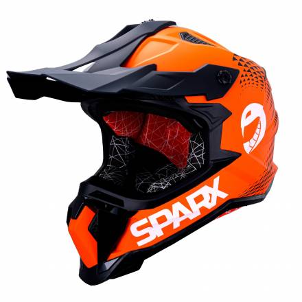 Шлем, Sparx, Raptor (JH-601), оранжево-черный, S