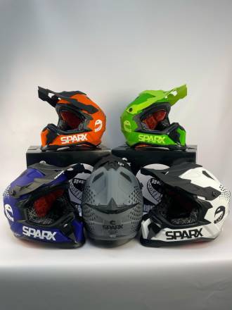Шлем, Sparx, Raptor (JH-601), оранжево-черный, S