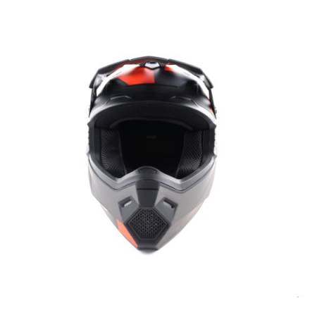 Шлем (кроссовый) Ataki MX801 Strike оранжевый/черный матовый    S