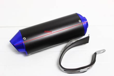 глушитель CNC синий