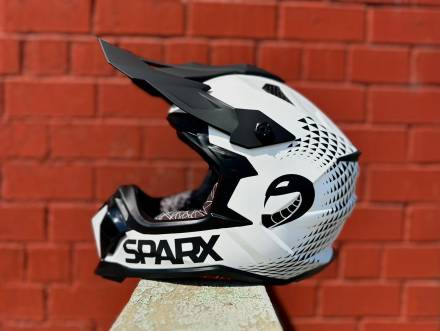 Шлем эндуро SPARX Raptor (JH-601) (бело-черный, 2XL)