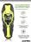 Наколенники шарнирные Acerbis GORILLA KNEE Black/Yellow, &lt;&gt;