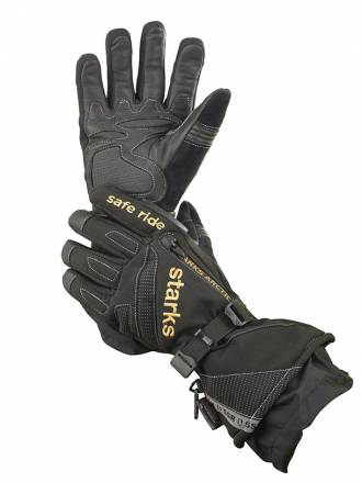 STARKS Перчатки Arctic муж. Черный/Золото (L)