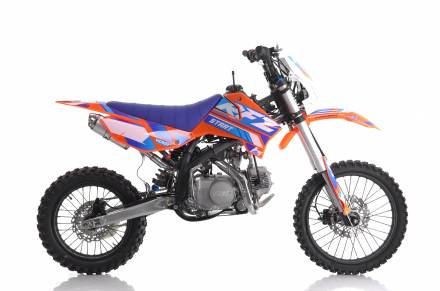 Мотоцикл Кроссовый Apollo RFZ START 125X-LE, 17/14 (Оранжевый) MSD
