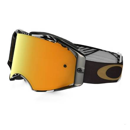 Очки для мотокросса OAKLEY Airbrake R. Villopoto Series  / синяя Iridium  (OO7046-25)